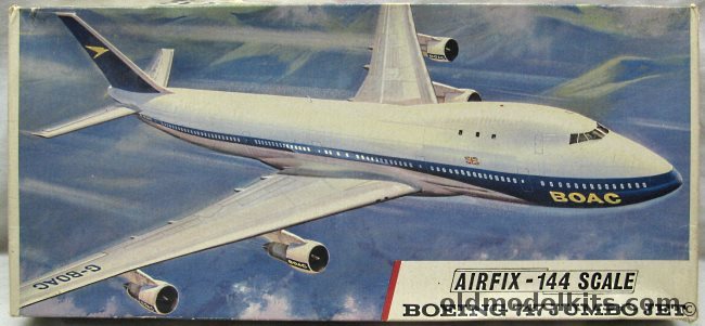 Airfix 1/144 Boeing 747 Jumbo Jet BOAC, SK811 plastic model kit